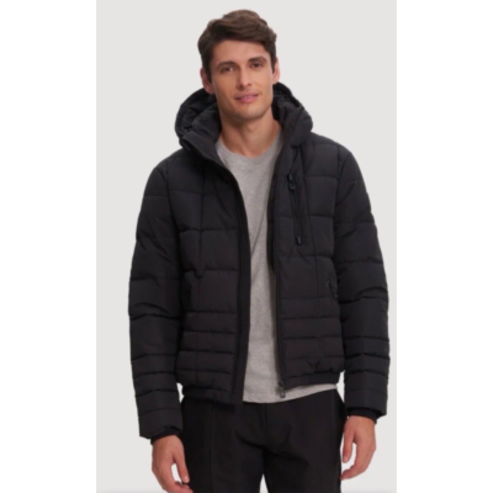 Noize Cameron-R Short Puffer Coat Jacket Cruelty Free Outerwear Winter Warm Sz L